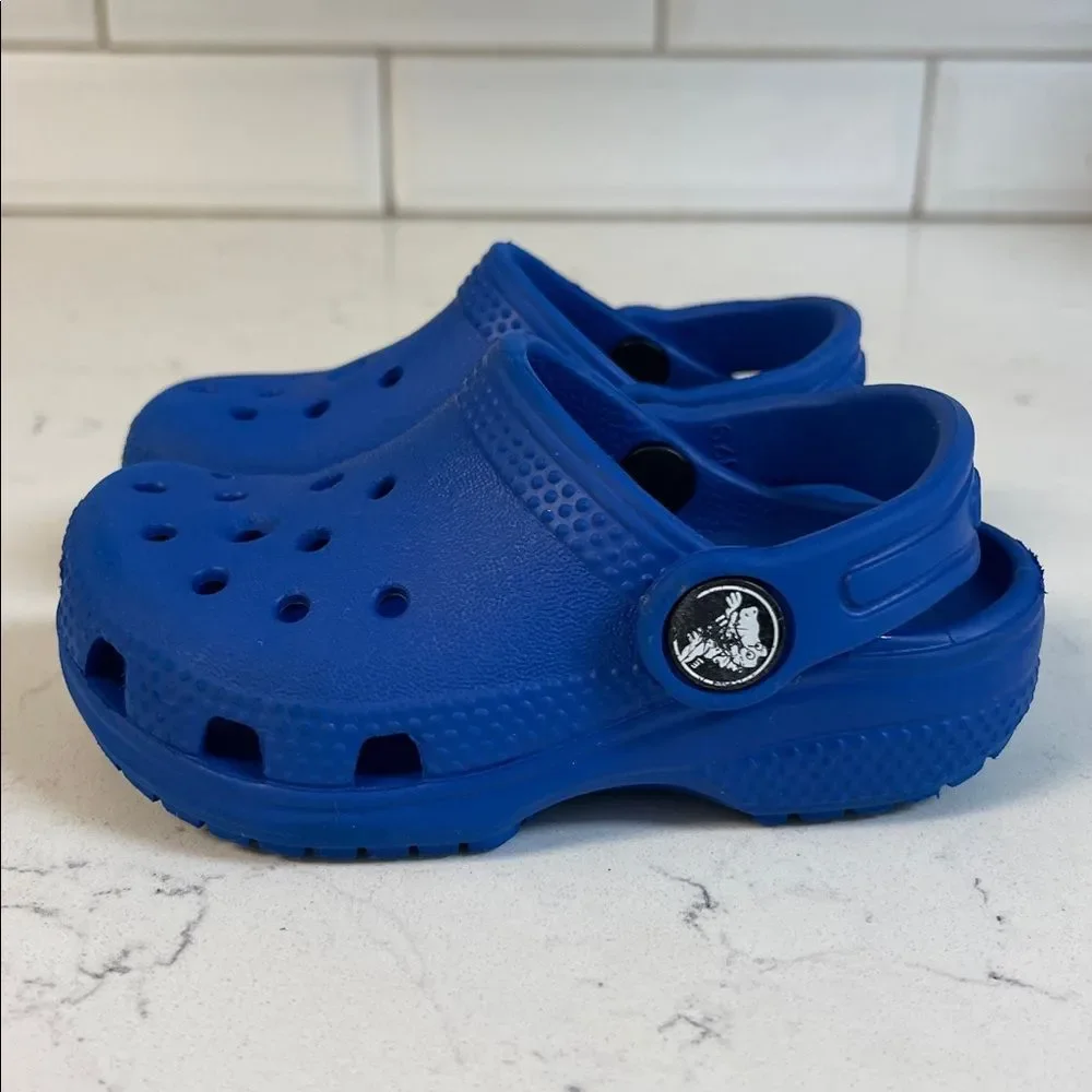 Crocs Toddler Classic Clog 206990 Blue Size 6